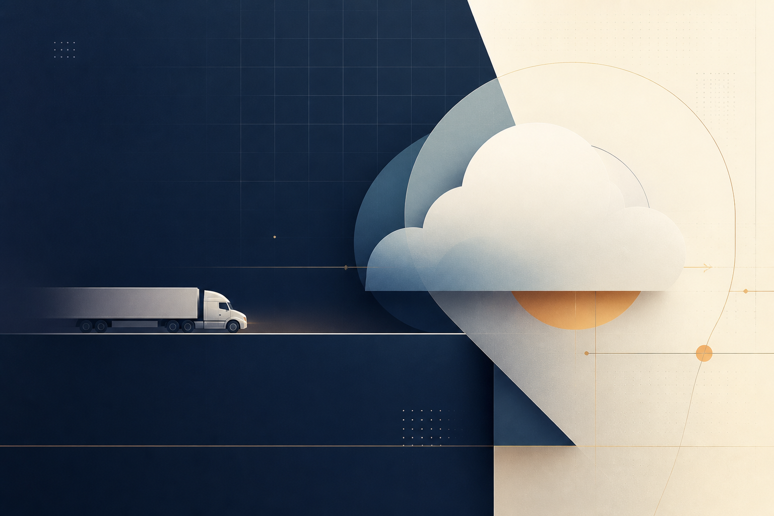 Editorial illustration for Moving Dispatch to the Cloud Without Stopping the Trucks