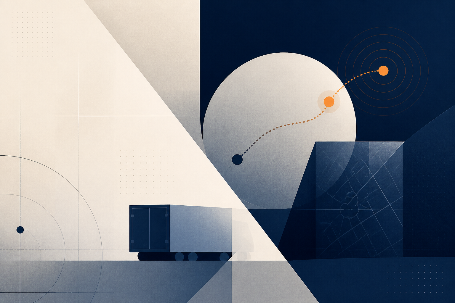 Editorial illustration for Eliminating the 'Where is My Truck?' Inquiry with LLM Agents