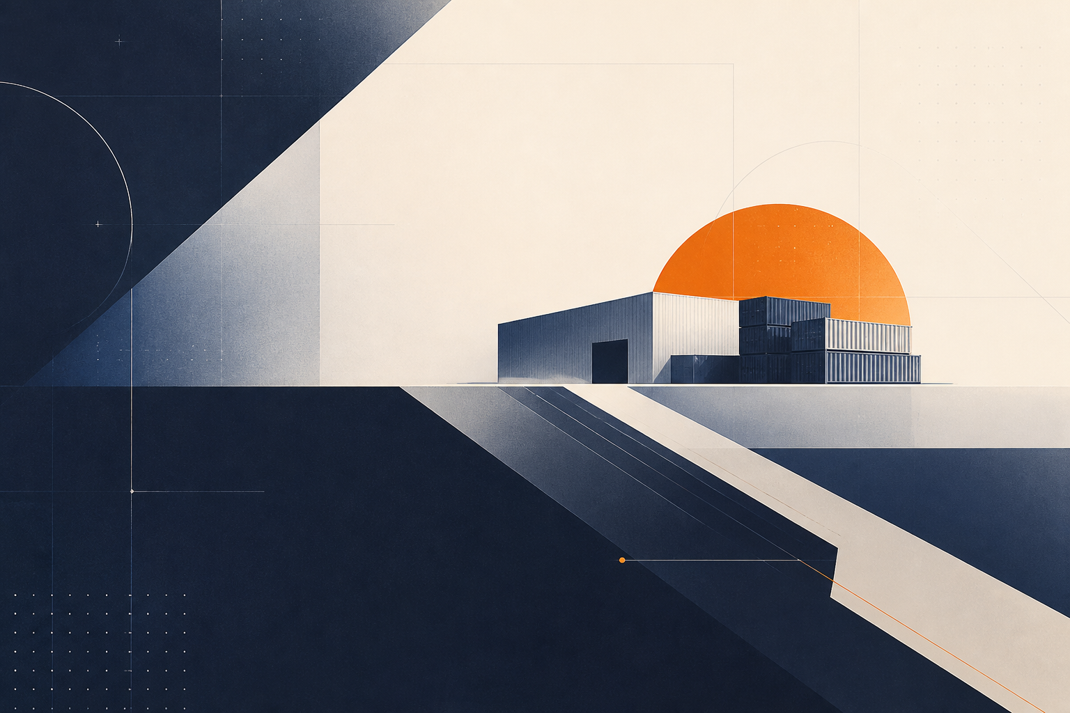 Editorial illustration for The Case for Proprietary Logistics Infrastructure