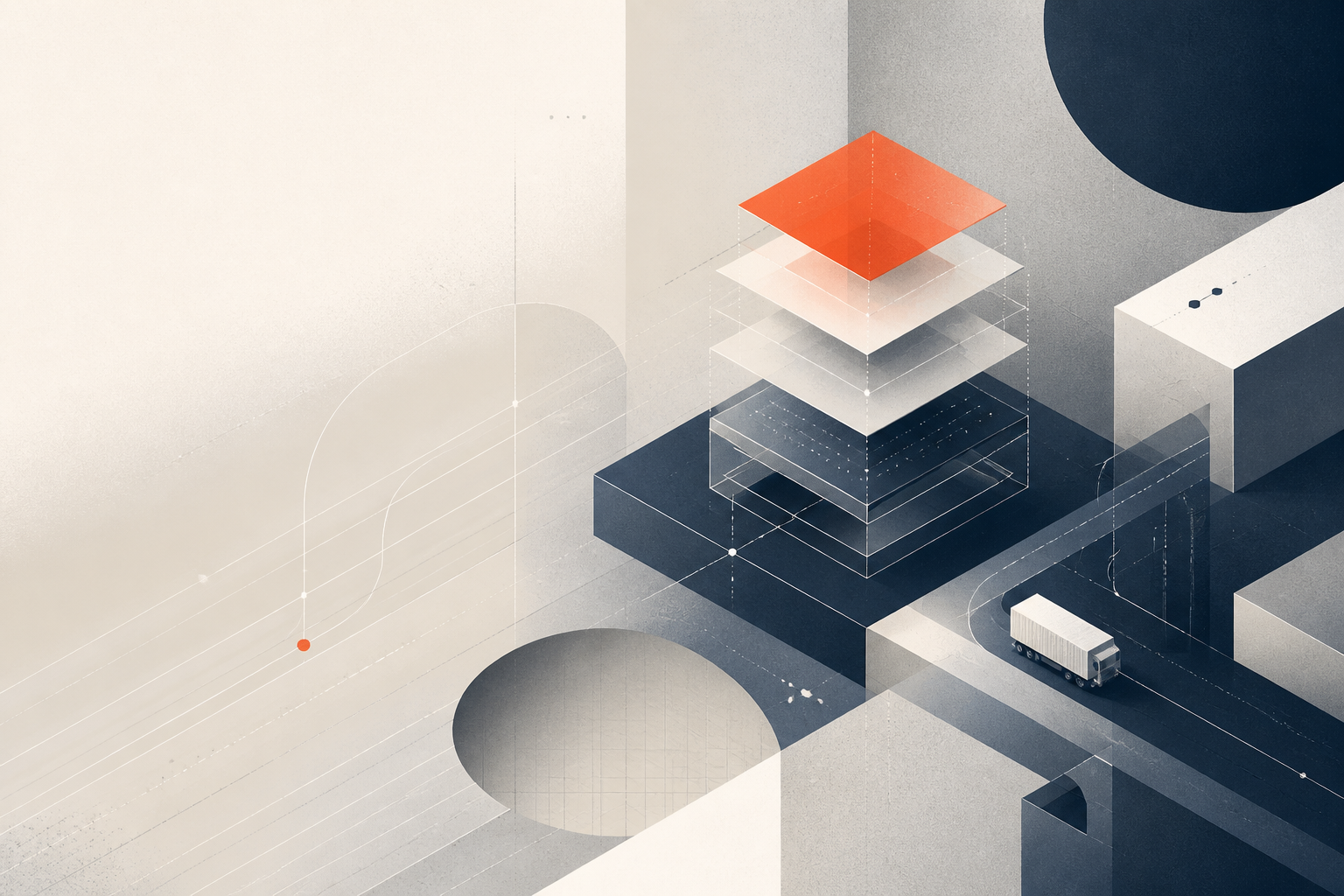 Editorial illustration for Beyond Software: The Architecture of a Modern AI Agent in Logistics