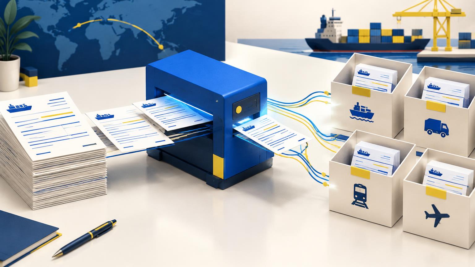 Editorial illustration for The Blueprint for Automating Bill of Lading Processing