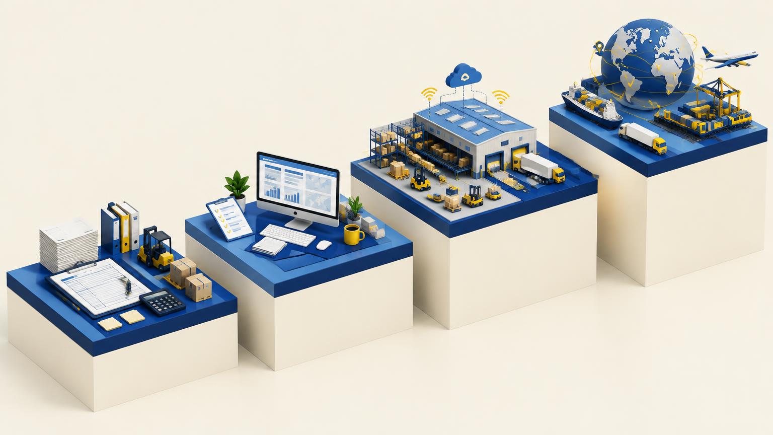 Editorial illustration for The Organizational AI Maturity Model: A Map for Operational Leaders
